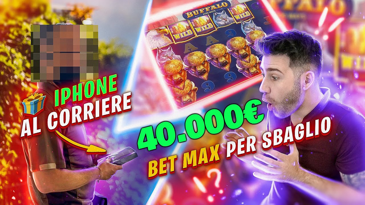 HO REGALATO UN IPHONE AL CORRIERE │ EMOZZIONANTE │ HO VINTO PER ERRORE ? │ BIG BUFFALO SLOT