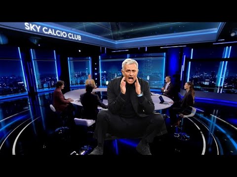 SKY CALCIO CLUB SENZA GIACCA 13/02. LO SFOGO DI MOURINHO