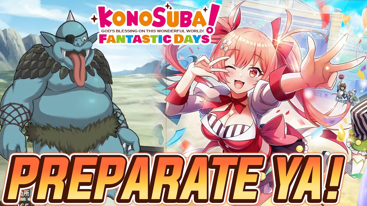 KonoSuba: Fantastic Days [GL] || [Todo Sobre el Evento de Axel Idols] Accesorios, Personajes y Mas!