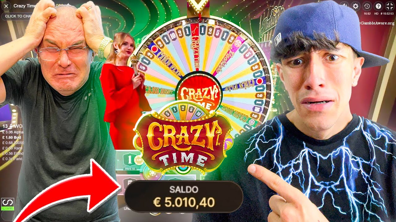 PAPÀ HO GIOCATO 5.000€ al CASINÒ nel CRAZY TIME! *SCLERA*