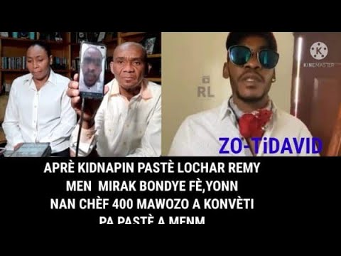 zo 400 mawozo alyas ti david konvèti pa pastè lochar remy men mirak Bondye