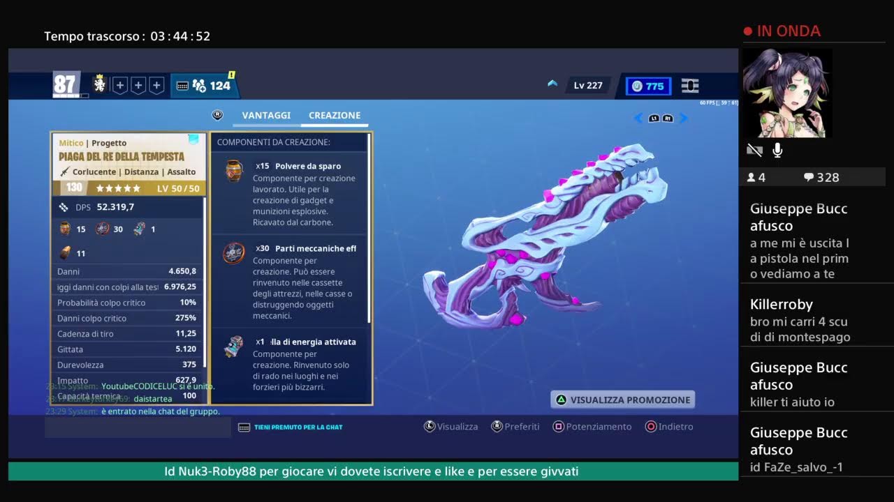 live fortnite salva il mondo give servono duplicatori con sacco1999