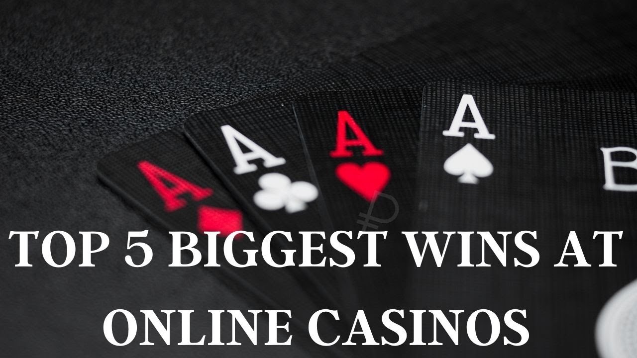TOP 5 BIGGEST WINS AT ONLINE CASINOS