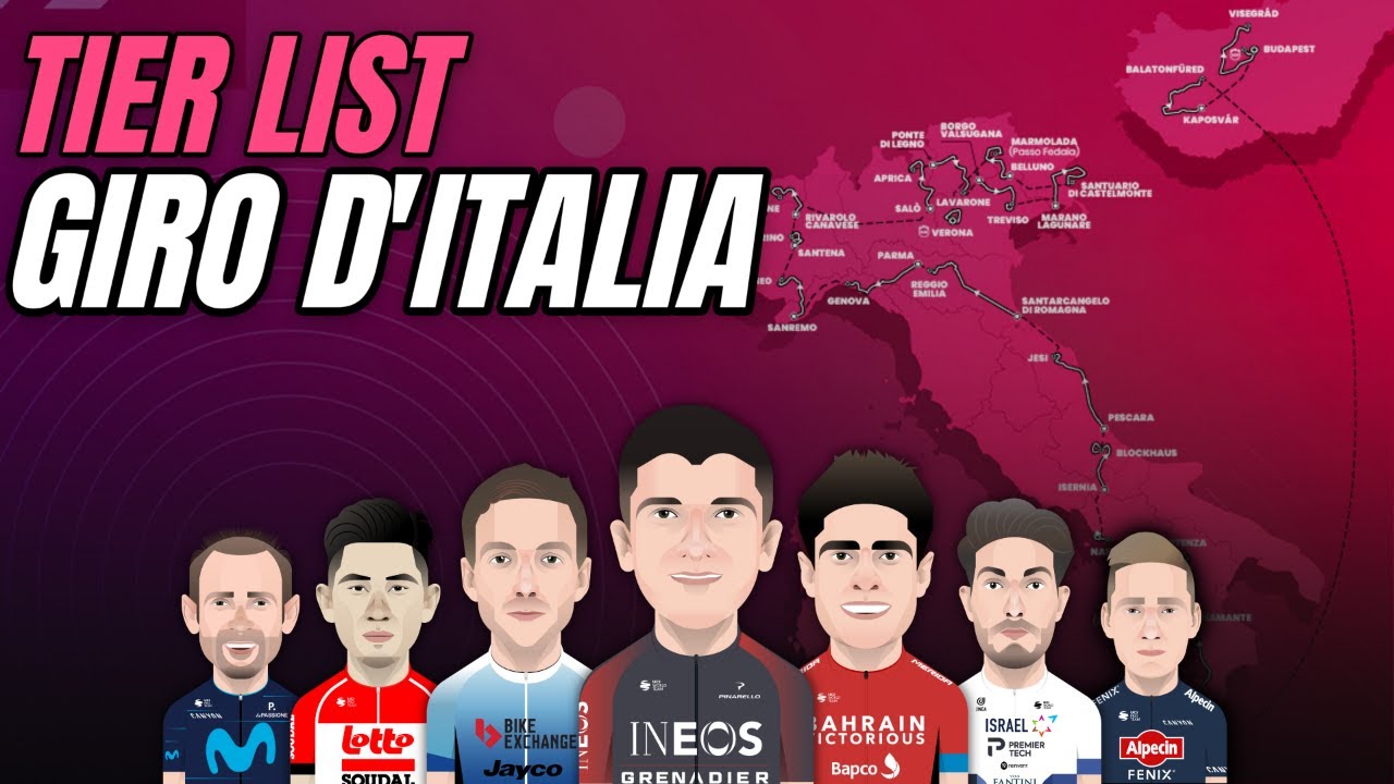 Tier List Giro d'Italia 2022 - Ultimi consigli Fantacycling prima della partenza!