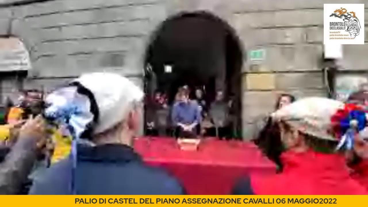 Tratta Cavalli Castel del Piano 06 Maggio 2022 Palio Straordinario
