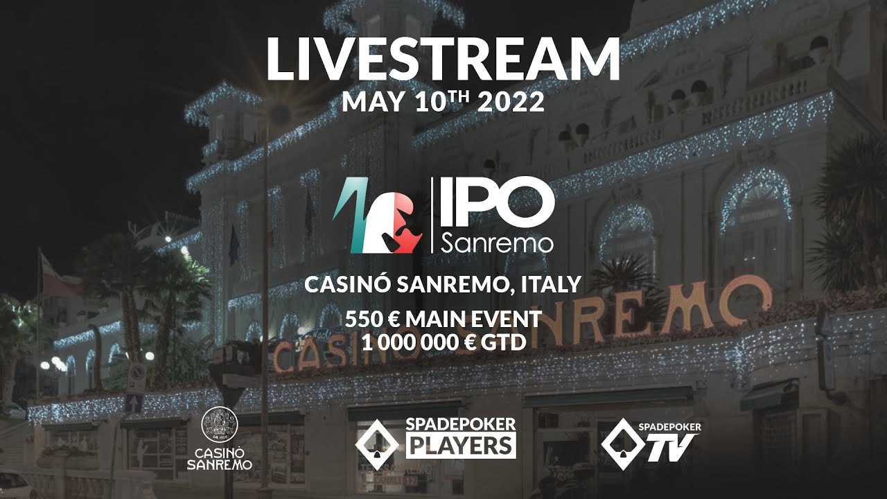 SPTV LIVE: IPO Sanremo Final table (1,000,000€ GTD)