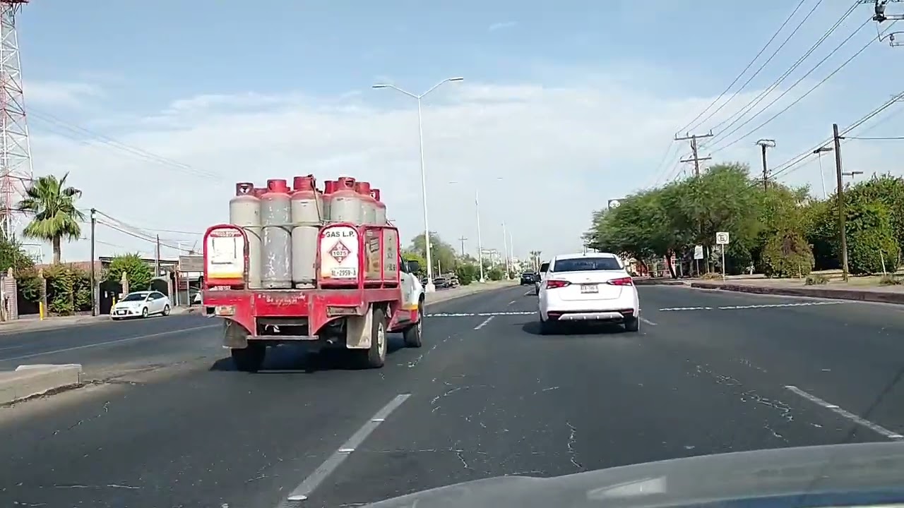 Desde la plaza galerías asta carretera San Felipe en Mexicali BC