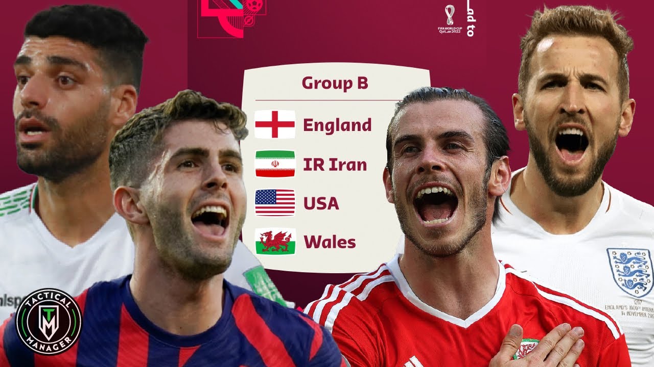 FIFA WORLD CUP Group B Preview | Can the USMNT top England? | Will Iran and Wales pull an UPSET?