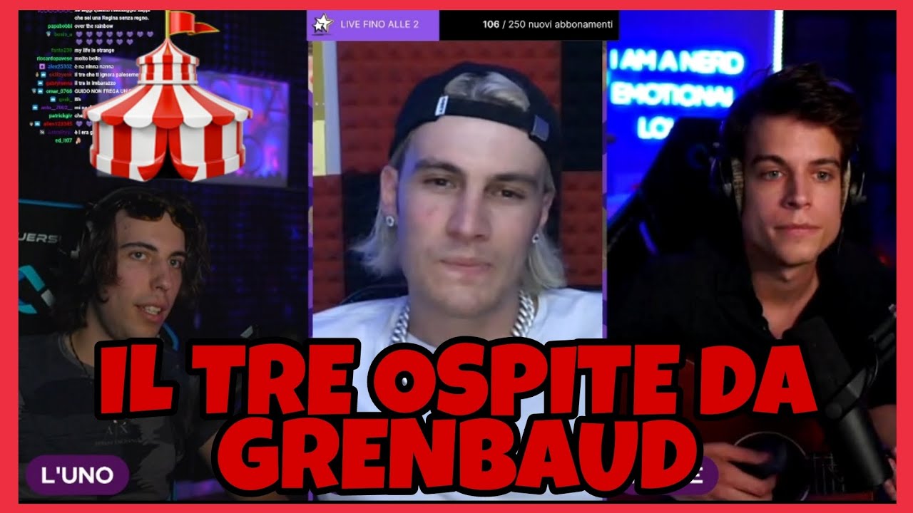 IL TRE OSPITE IN LIVE DA GRENBAUD (VIDEO COMPLETO)