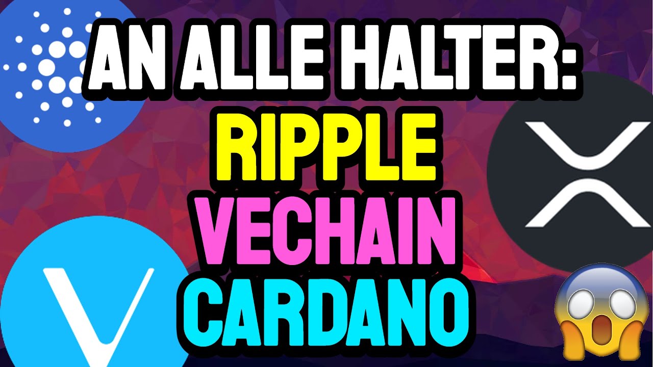 WAS BAHNT SICH DA NUR AN??? Ripple XRP Cardano Vechain STARKE Krypto News Kryptowährung News