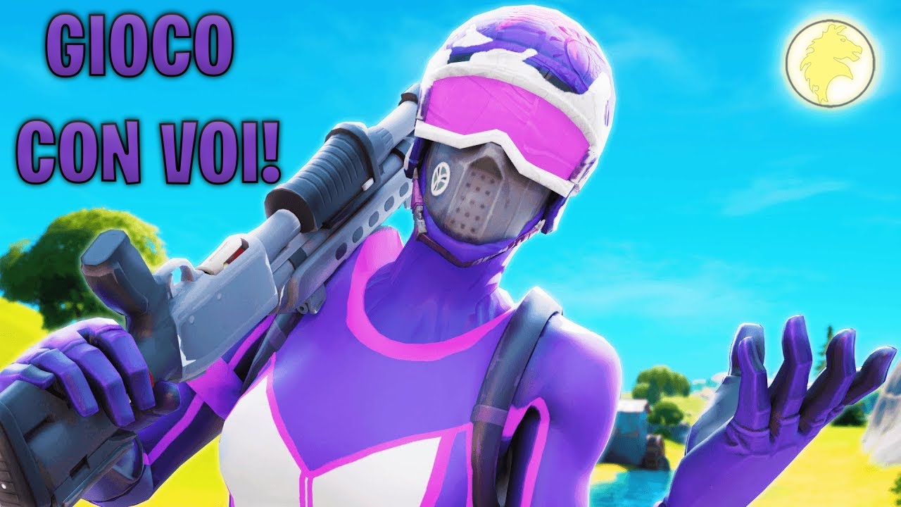 ?? FORTNITE LIVE: GIOCO CON VOI??