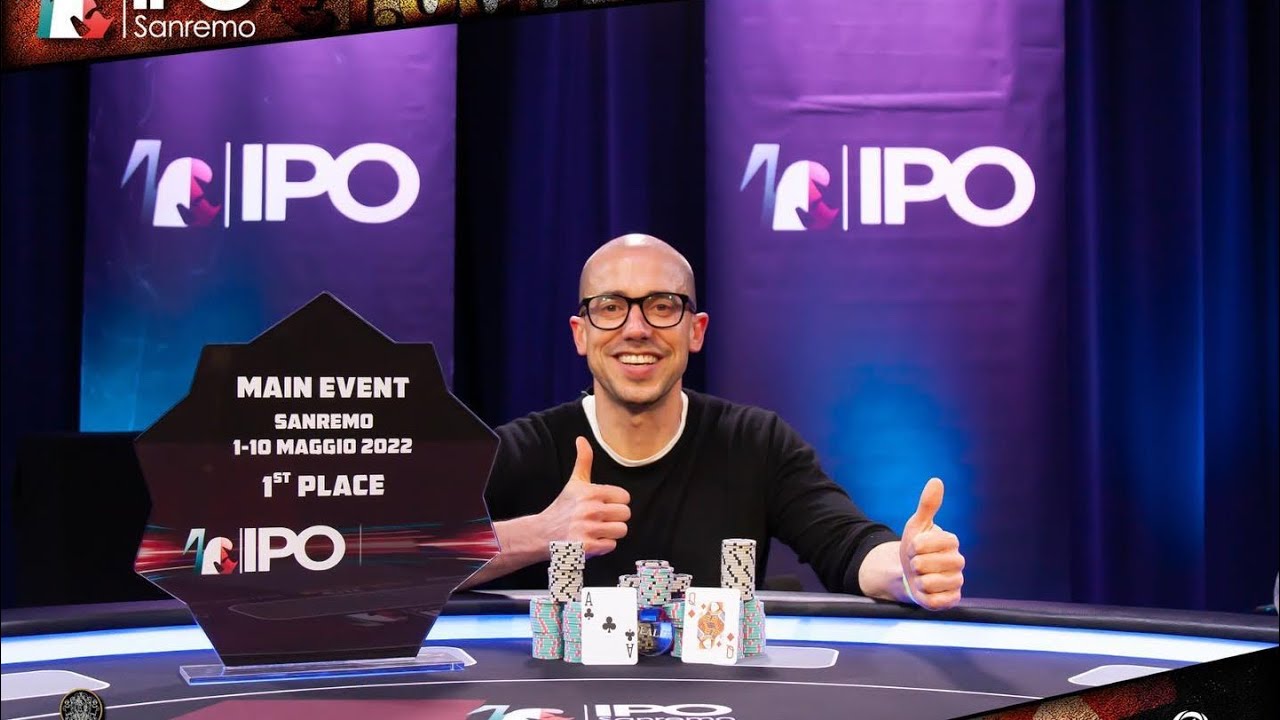 IPO Italian Poker Open, final table Tv dal Casino di Sanremo