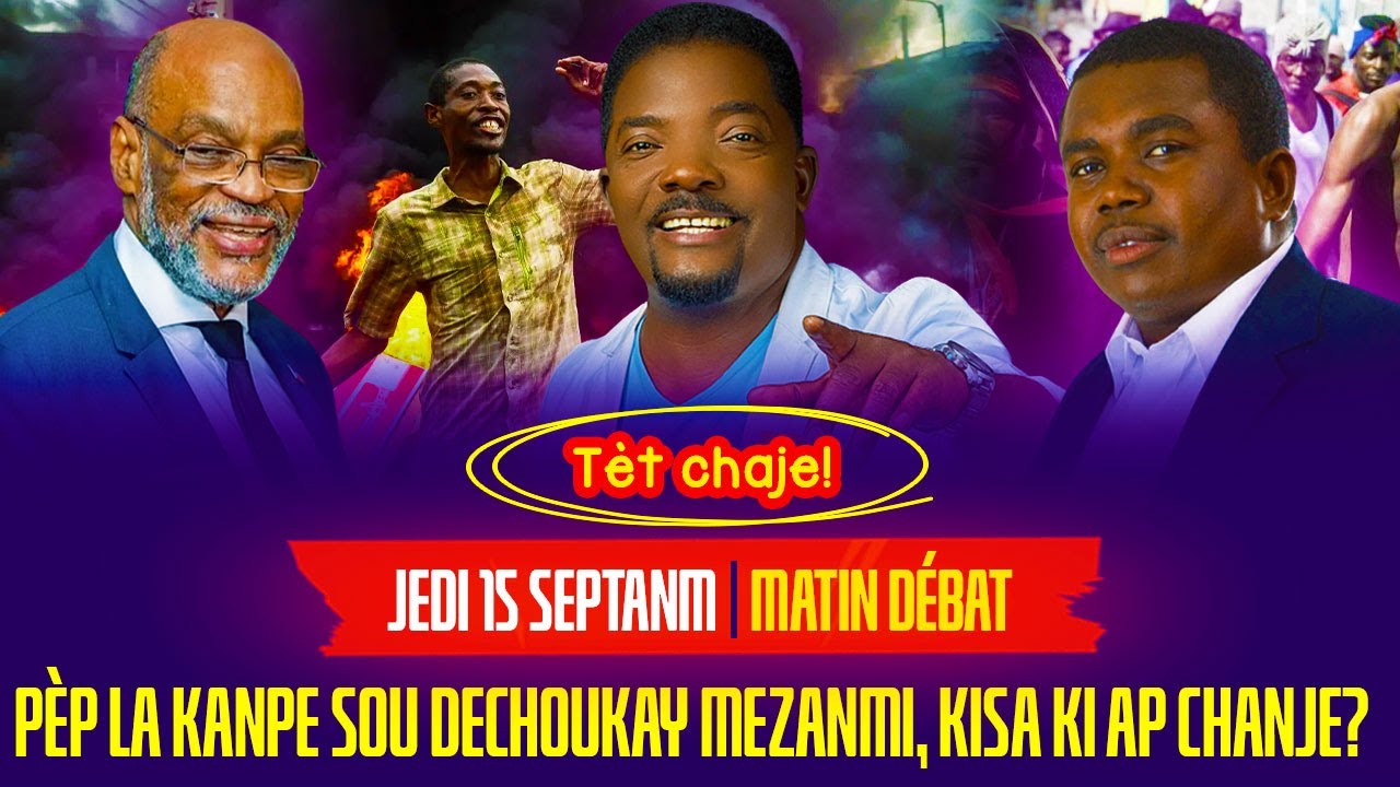 ÉMISSION MATIN DÉBAT ( 15 SÉPTEMBRE 2022 ) Radio Télé Éclair