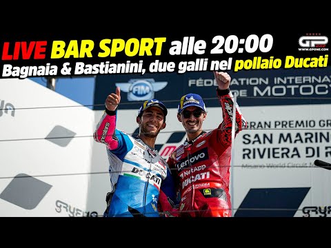 LIVE Bar Sport alle 20:00 - Bagnaia & Bastianini, due galli nel pollaio Ducati