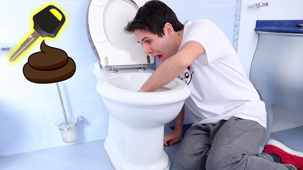 HO PERSO LE CHIAVI DELLA MOTO NEL GABINETTO! *scusa Luì*