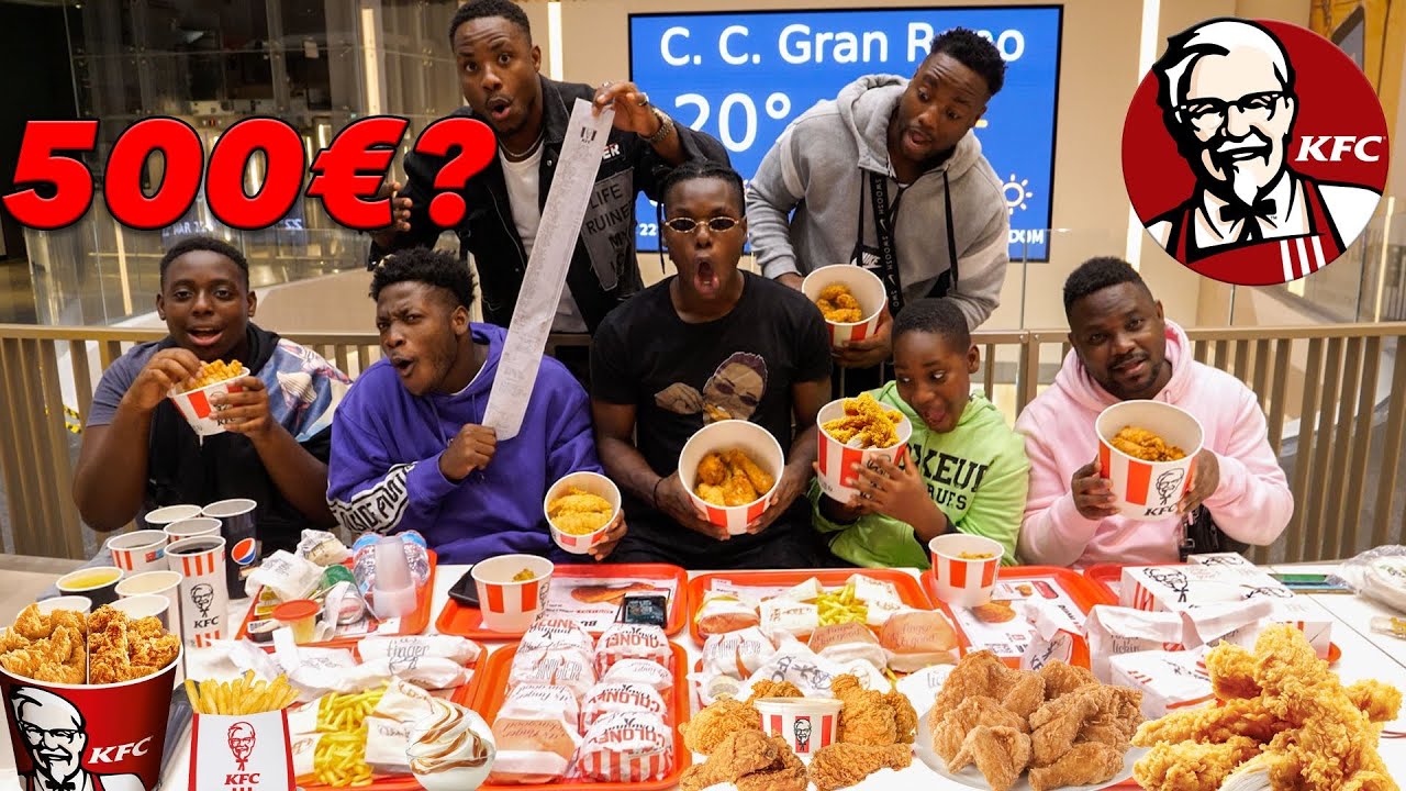 ORDINIAMO tutto il menù del KFC con i miei 8 fratelli w/@PirlasV ?