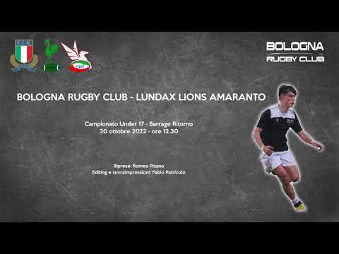 Bologna Rugby Club - Lundax Amaranto (Cat. u17 2022-2023)