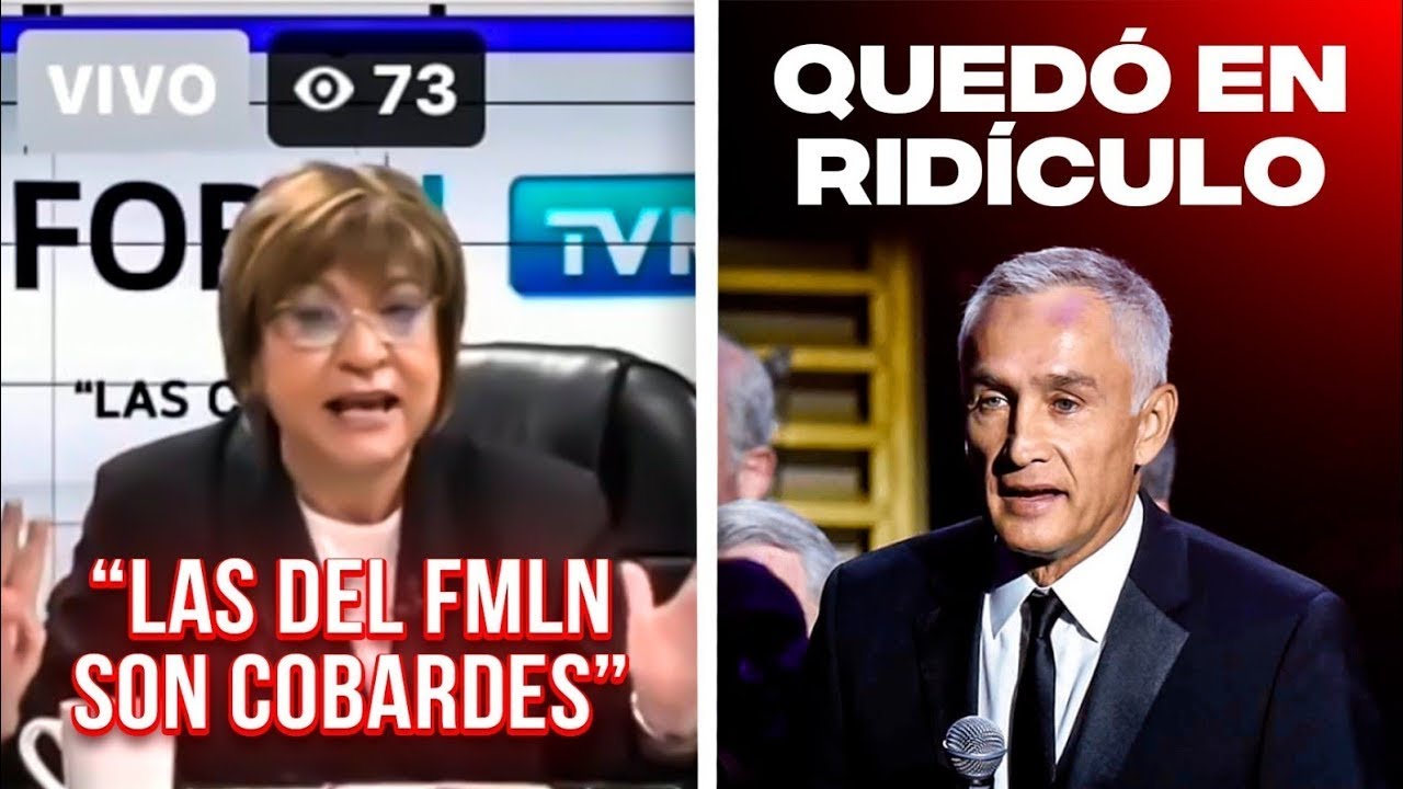 Jorge Ramos Paso Verguenza en Entrevista  FMLN Pierde una de sus Asesoras
