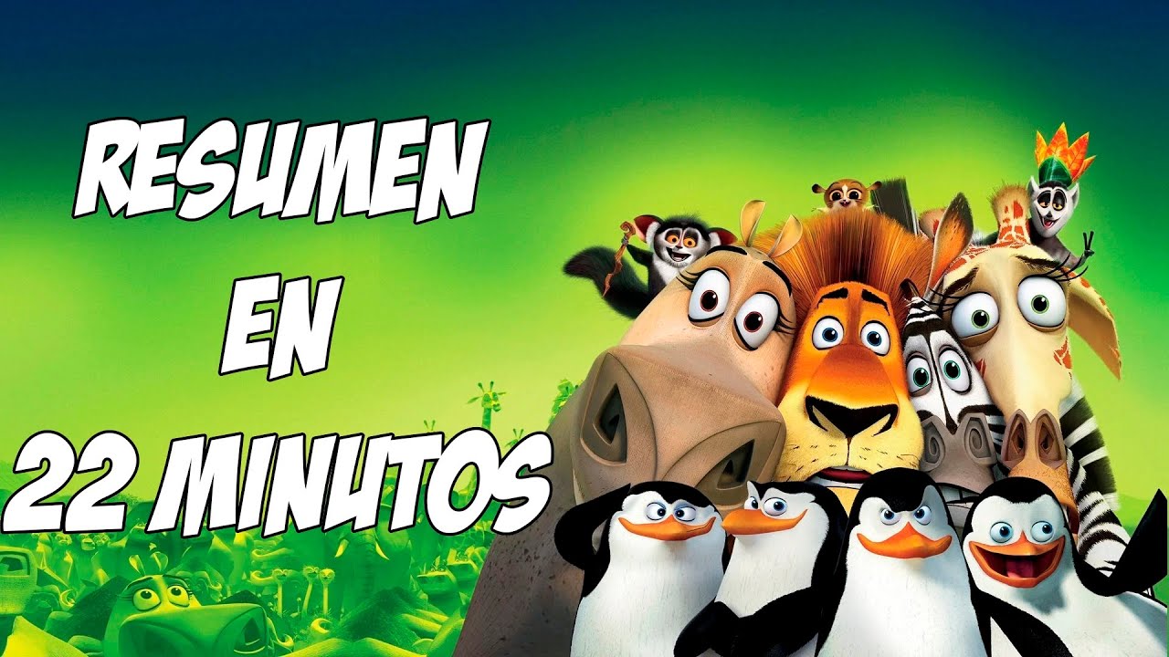 Madagascar La Trilogía Resumida en 22 Minutos Más o Menos | Errores De Películas | #madagascar
