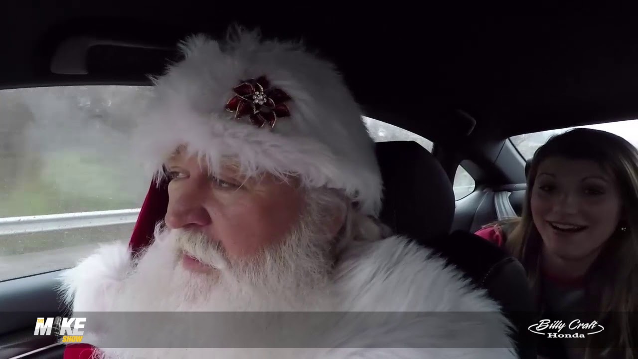 Test Drive Interviews with Santa Claus in a San Marino Red Honda Accord Sport
