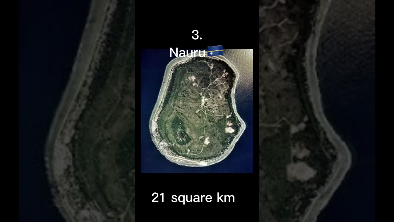 The 5 smalest countries in the world #shorts #geography #vatican #sanmarino #monaco #tuvalu #nauru