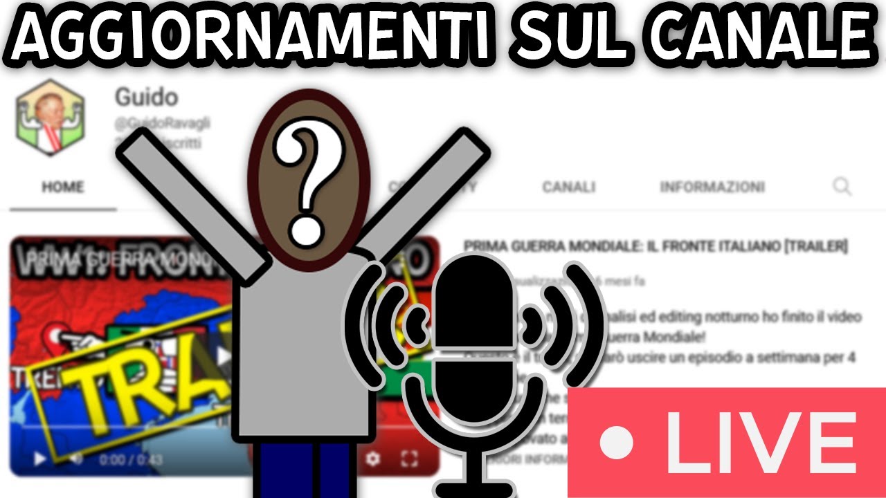 Live: Aggiornamenti sul canale