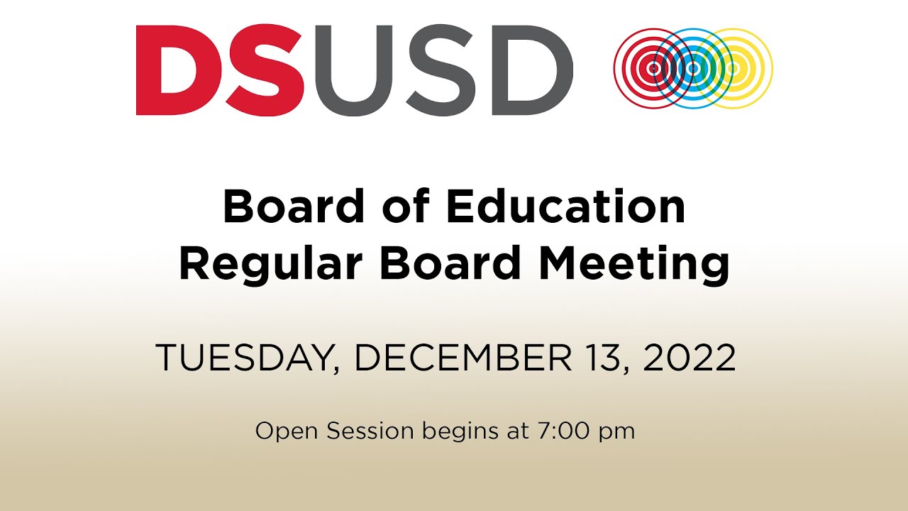 Regular Board Meeting of December 13, 2022