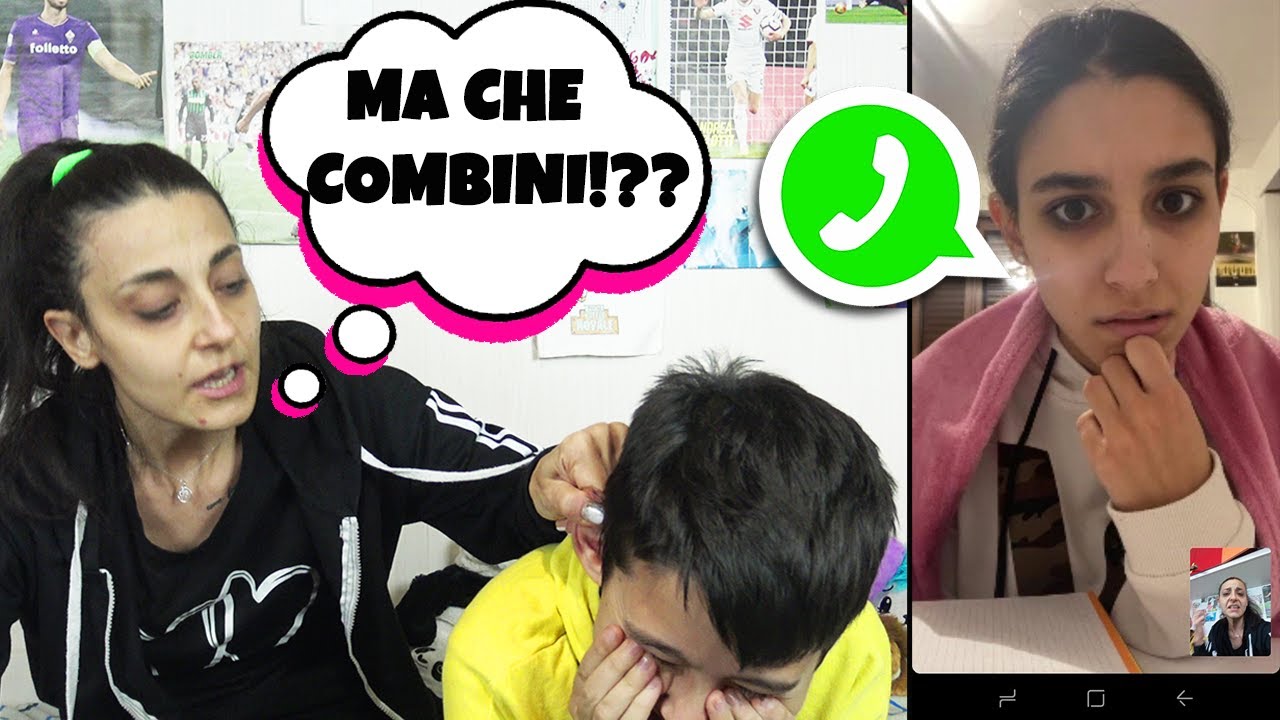 SCHERZO TELEFONICO A TINA: COLLOQUI DISASTROSI !! *scherzo in videochiamata Whatsapp*?