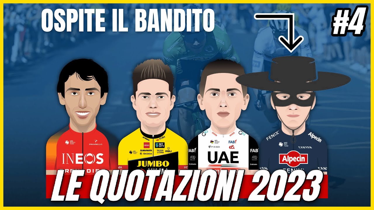 ULTIMA LIVE 2022 con IL BANDITO (Luca Vergallito) - Quotazioni UAE, JUMBO e INEOS e Tour 2024