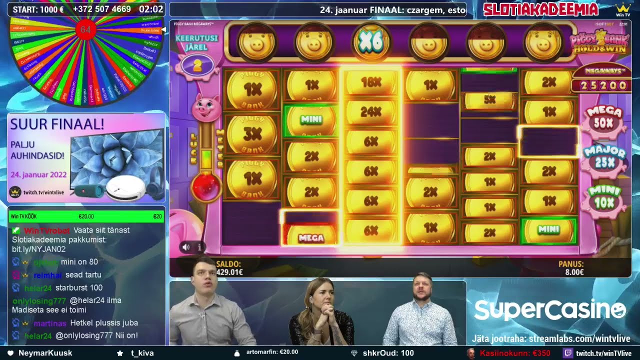 Win TV Slotiakadeemia (SuperCasino): Aasta alguseks selline keskpäraselt SUUR võit!