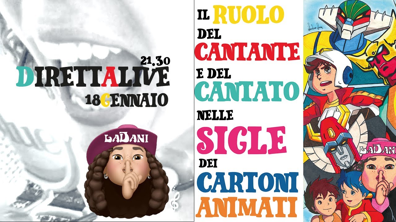 Il Ruolo del cantante e nel cantato nelle sigle dei cartoni animati