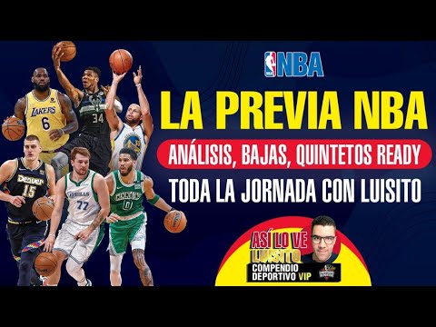 ? PREVIA NBA MIÉRCOLES 25-01-23 ? PRONÓSTICOS DE LA JORNADA Y OPCIONES DE JUGADORES