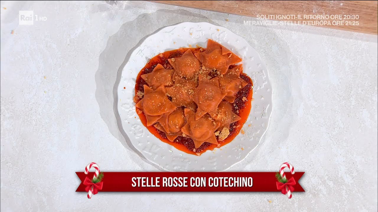 Stelle rosse con cotechino - È sempre mezzogiorno - 28/12/2022