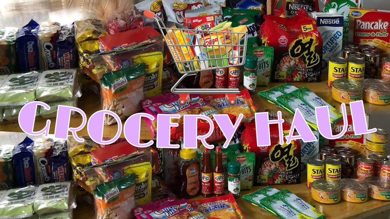 Philippines ???? Grocery haul good for 2 weeks for family of 7 ??