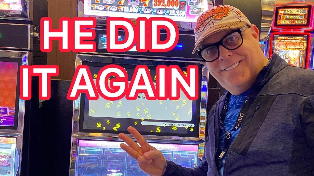 SAME 9-LINER SLOT HIT THE TOP JACKPOT AGAIN! WHAT ARE THE ODDS? #casino #choctaw #slots #vgt
