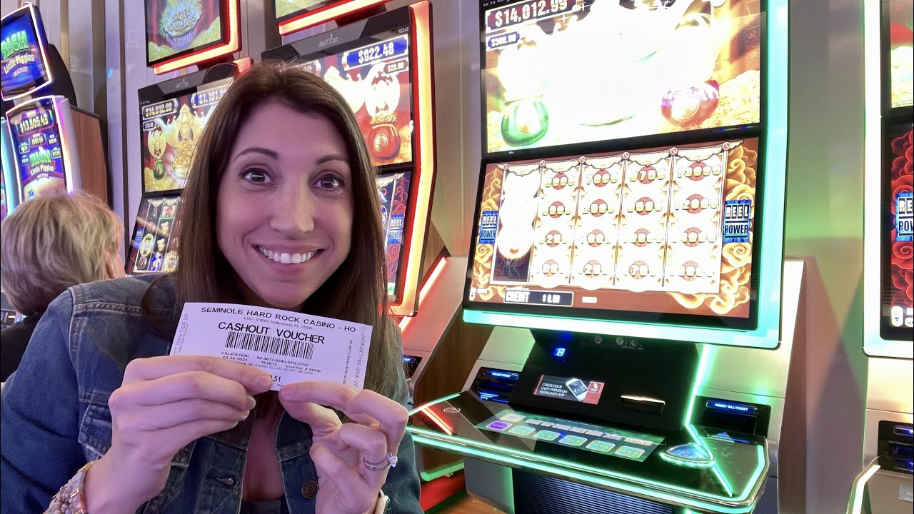 ? AMAZING! ? BIG WIN on slot machine at Seminole Hard Rock Casino  #slots #casino #gamble