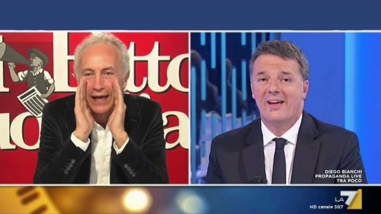 Marco Travaglio e gli Auguri a Matteo Renzi! Tagadà (La7) 5 aprile 2023