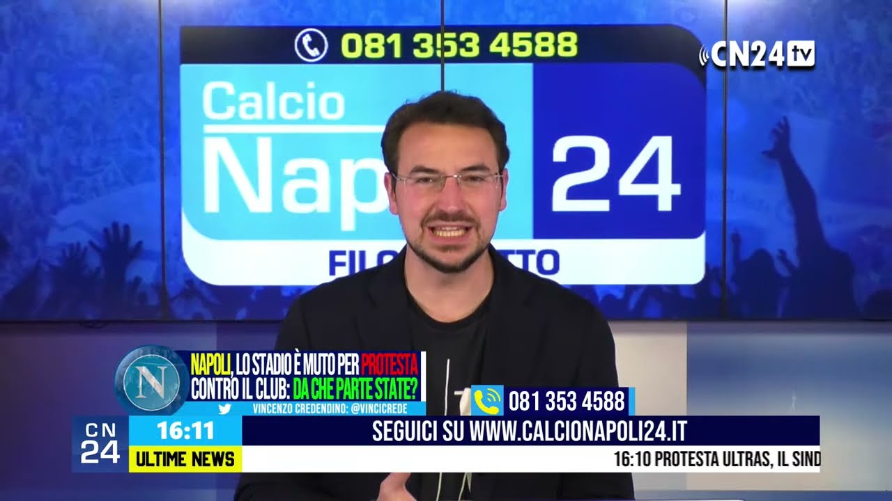 Napoli, lo stadio è muto per protesta contro il club: da che parte state? ?FILO DIRETTO - 0813534588