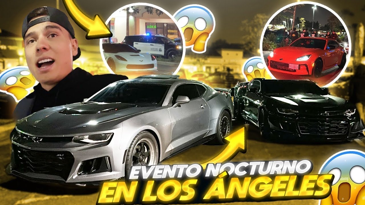 FUIMOS A UN EVENTO DE AUTOS ILEG4L EN LOS ÁNGELES Y LLEGÓ LA POLICÍA? | ManuelRivera11