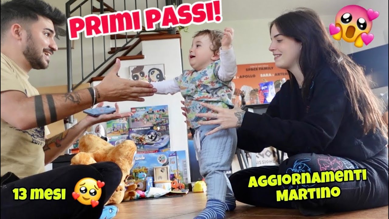 I PRIMI PASSI DI MARTINO *aggiornamenti 13 mesi*
