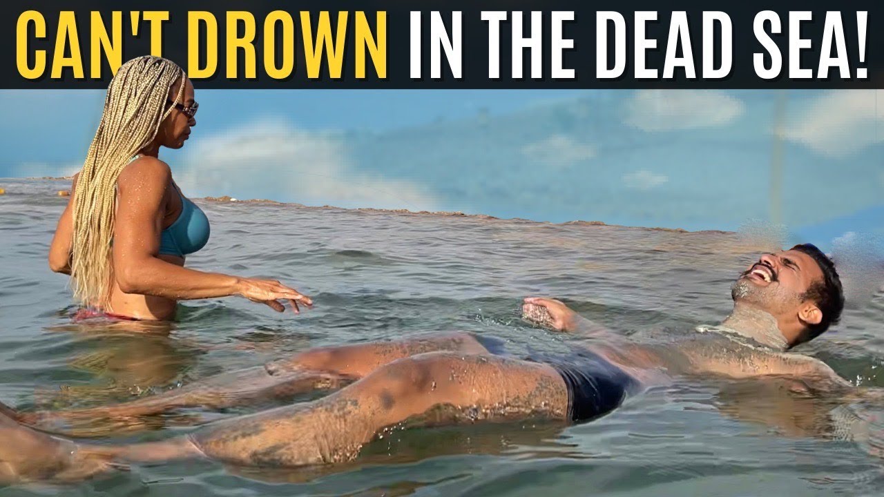 INDIAN FLOATING ON THE DEAD SEA, JORDAN ??  | IMPOSSIBLE TO DROWN!