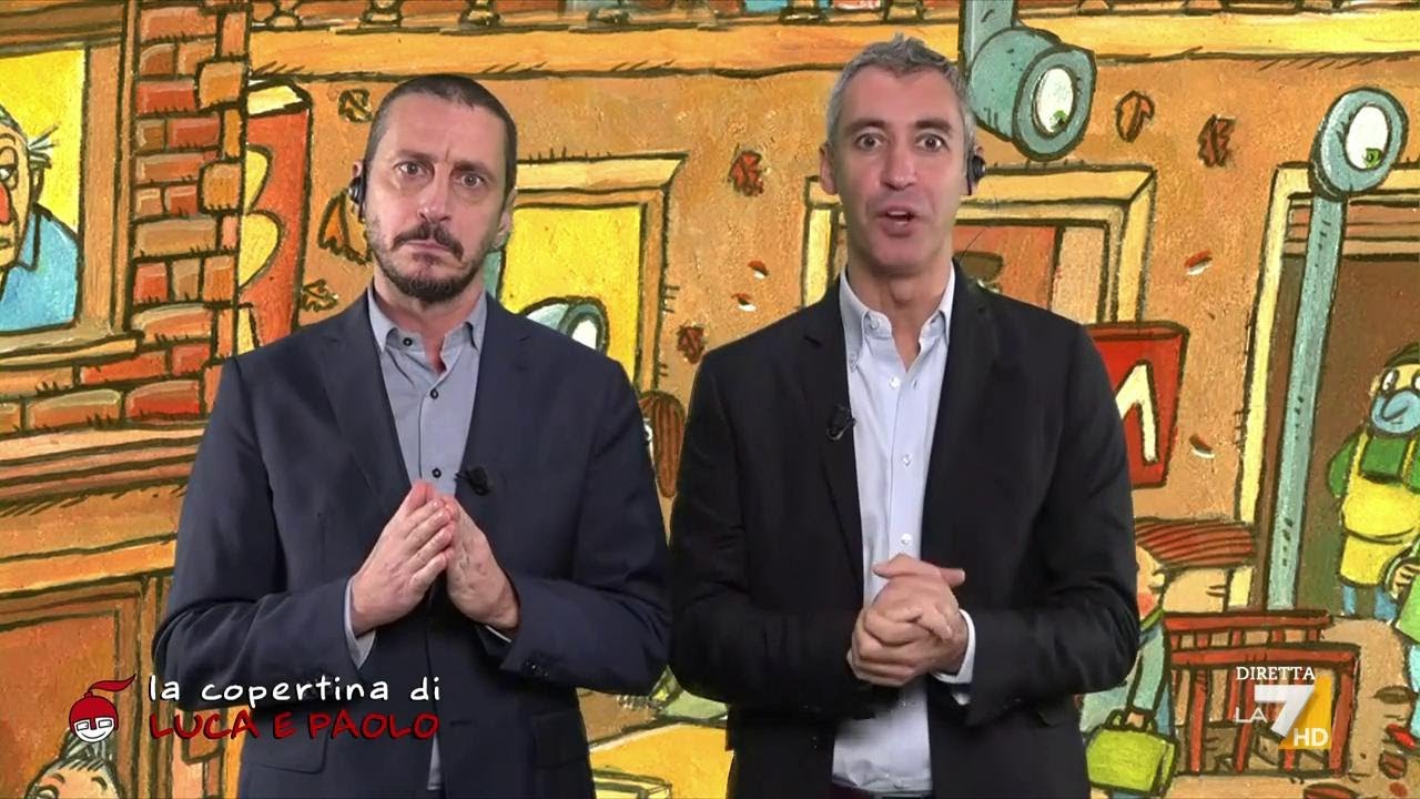 La copertina di Luca e Paolo a diMartedì 23.05.2023