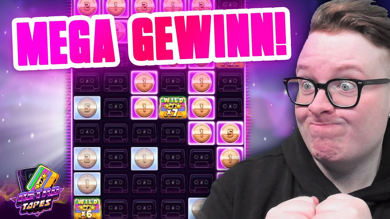 MEGA GEWINN BEI RETRO TAPES! (Push Gaming Slot)