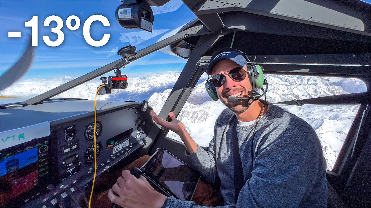 ho Volato fino in Germania ? (sopra le Alpi a 12500ft)