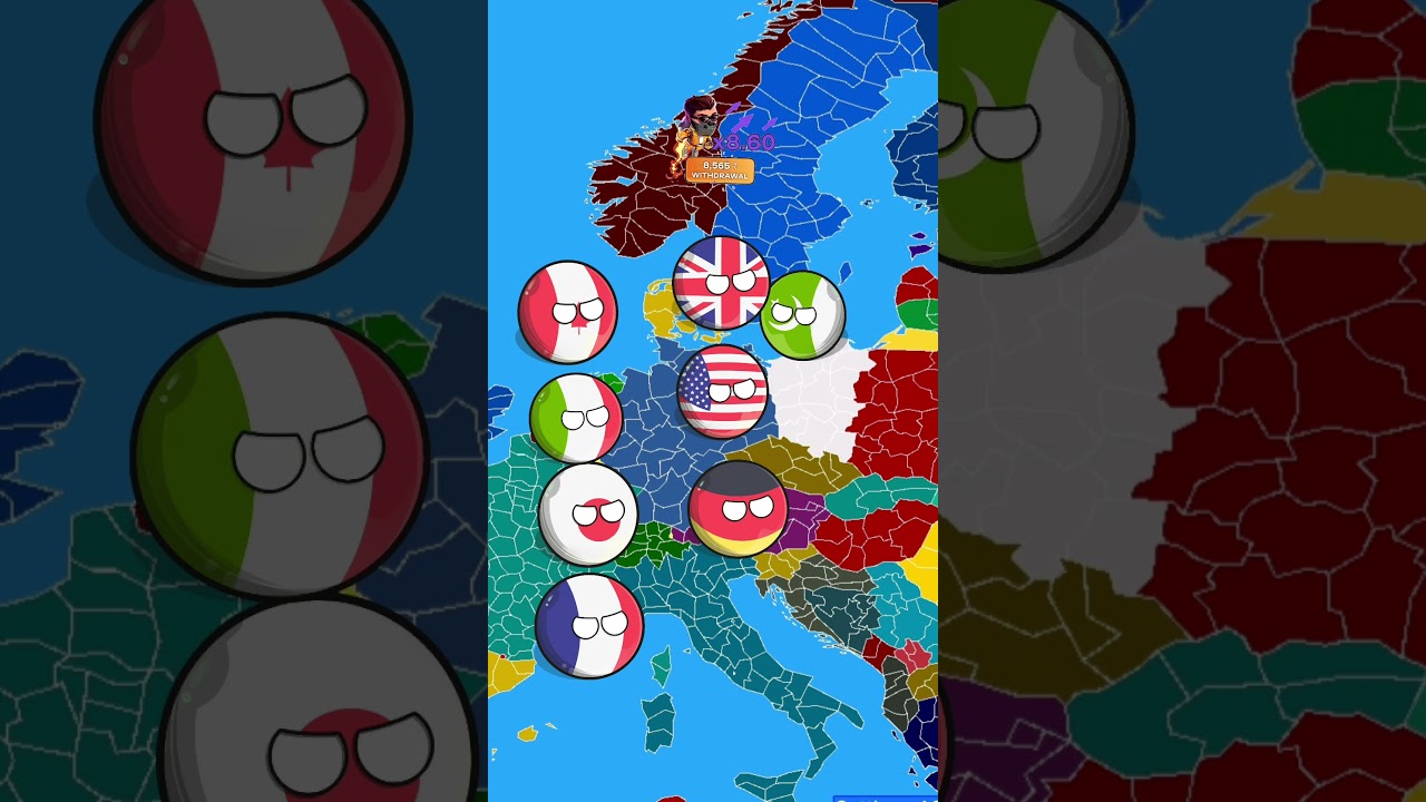 Countries in nutshell| mysterious entity|part:-7 #nutshell #india #pakistan #countryballs #shorts