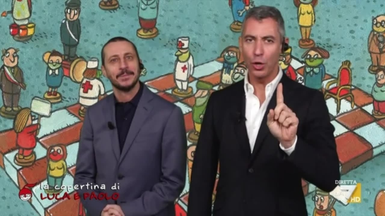 La copertina di Luca e Paolo a diMartedì 06.06.2023