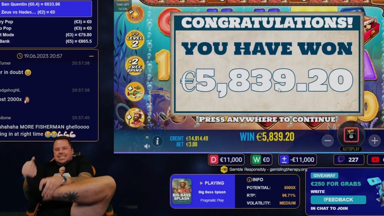 ?NOW: €15.000 !BONUSHUNT, WIN UP TO €20.000 TYPE !BONUSHUNT?€250 !Giveaway Write !FeedBack?