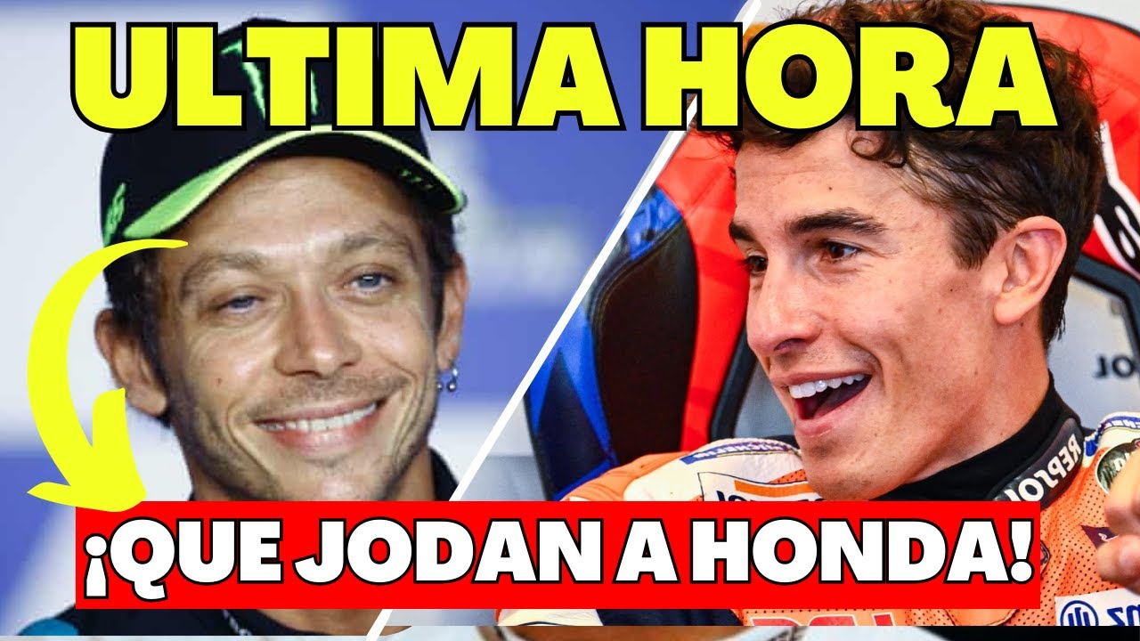 ? ¡RAJADA MONUMENTAL! Valentino ROSSI DEFIENDE a Marc MARQUEZ y ADVIERTE a HONDA sobre el ESPAÑOL