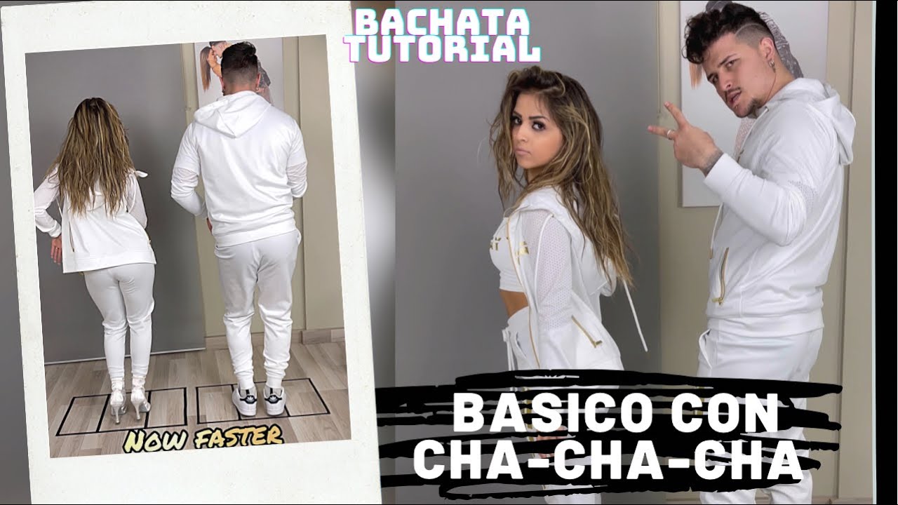 Bachata Tutorial / Básico Lateral con Cha-Cha-Cha | Simone y Danila Bachata