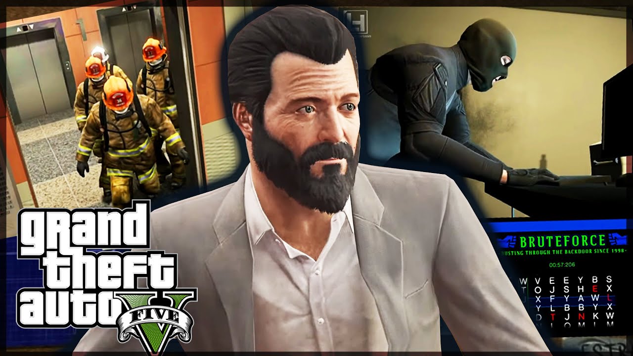 GTA V (Modo Historia): El mayor robo de GTA5 #8